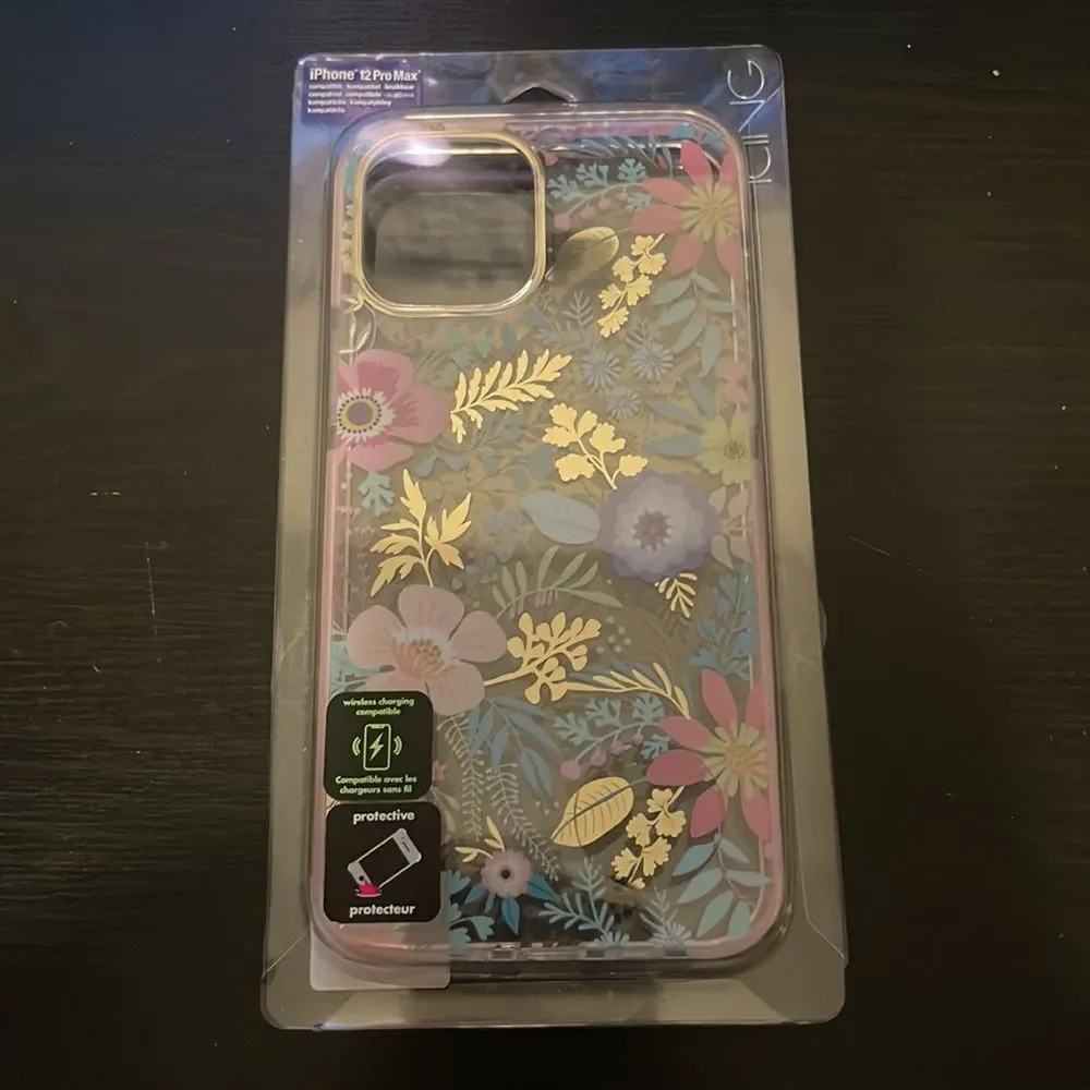 ICING iPhone 12 Pro Max Clear Floral Phone Case NWT